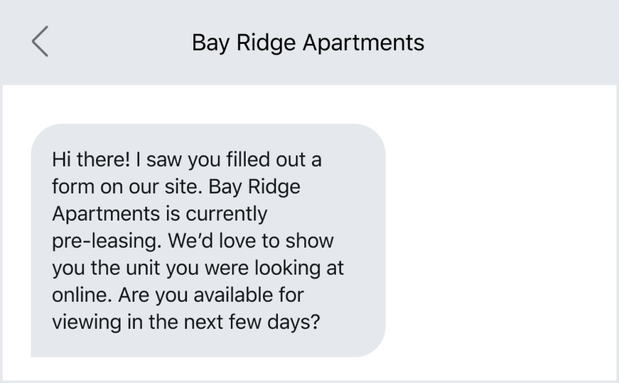 Examples of how to use business texting to convert new leads